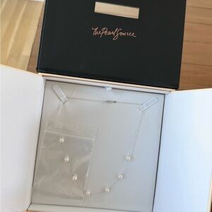 Silver Pearl Necklace